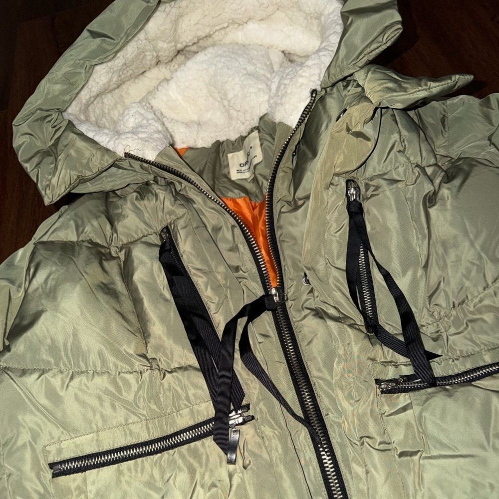 Viral Orolay Women's Thick Down Jacket coat $200 utility puffer casual spring - Picture 6 of 16